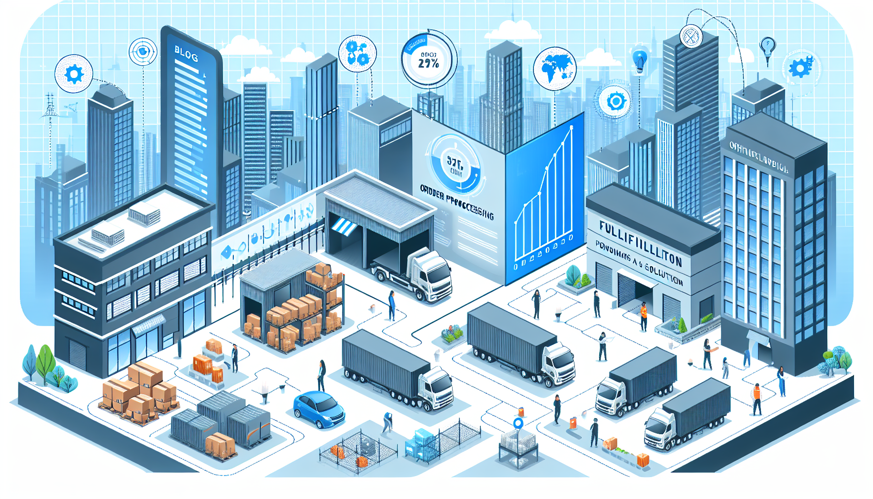 Оптимизация логистики и обработки заказов для бизнеса в Алматы: фулфилмент как решение